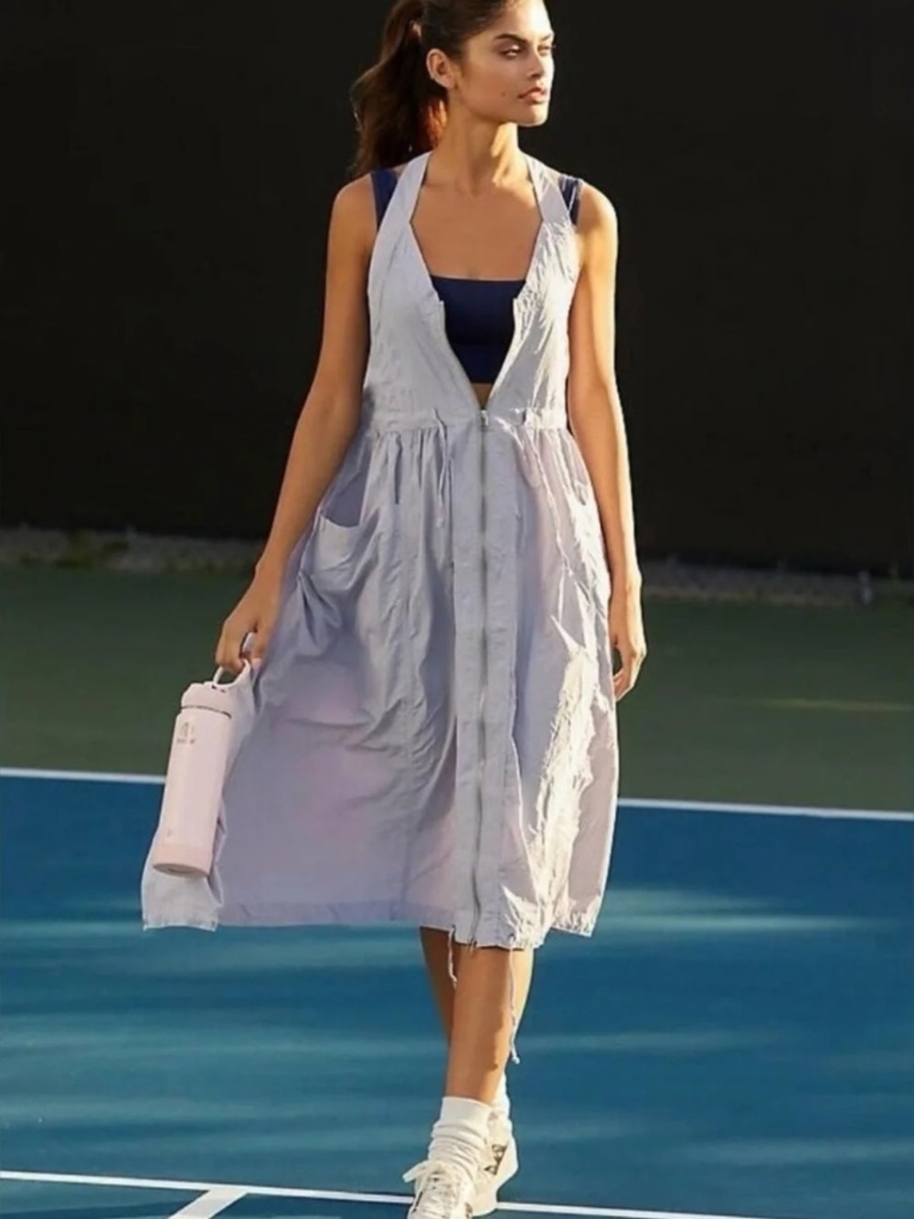Anthropologie Daily Practice Free Fall Dres Lilac XS